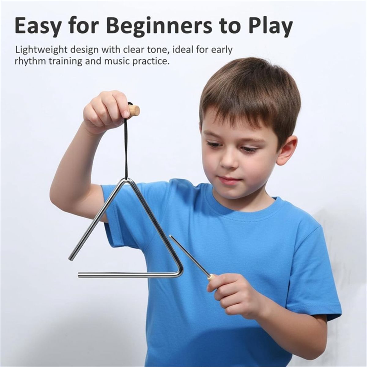 Triangle Beater Music - B72ABG 2PCS 6 İnç Üçgen Müzik