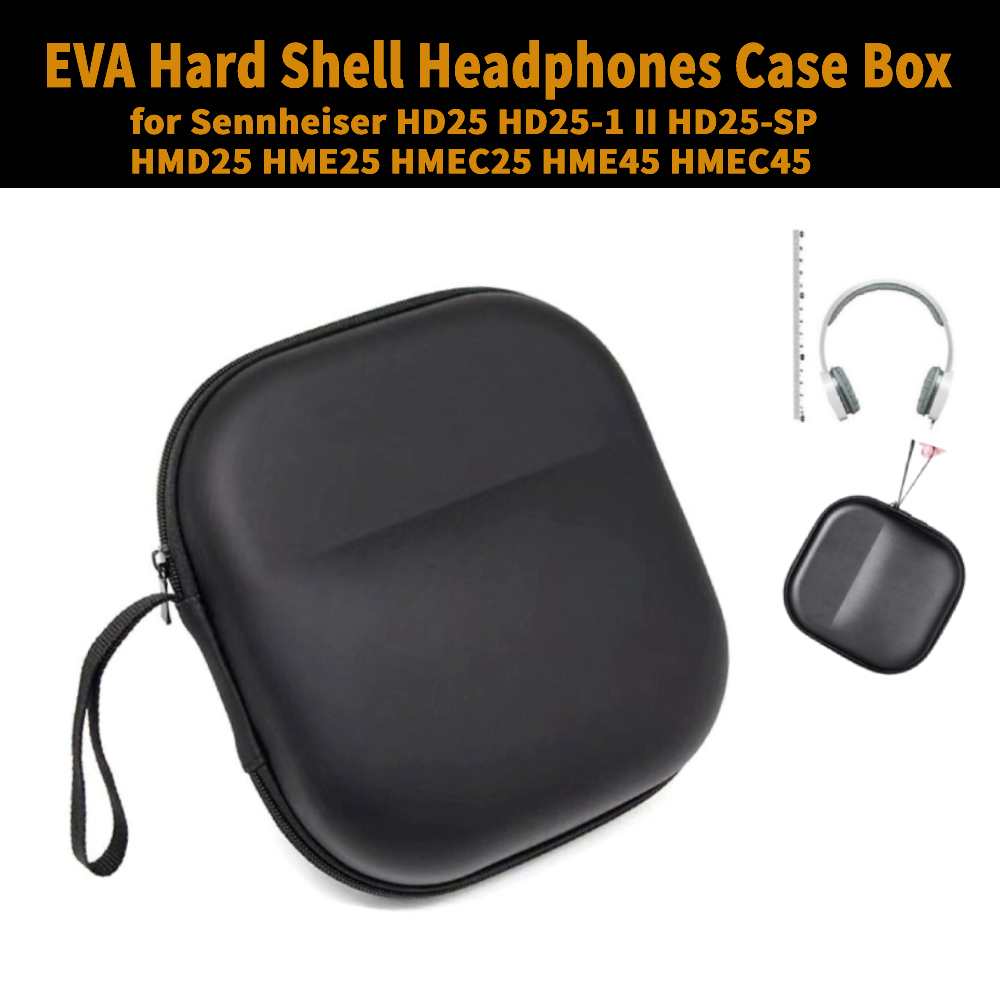 Sennheiser Headphone Hd 25 - EVA Sert Kabuk Kulaklık Kutusu Kutusu