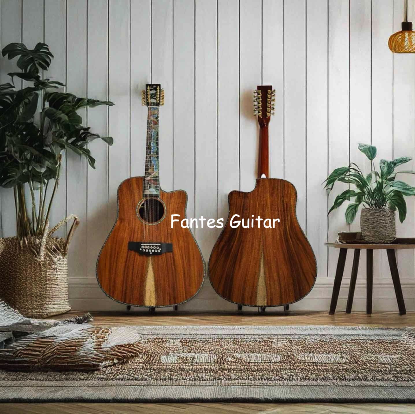Acoustic Guitar Dreadnought - Özel Yapım 12 Telli Dreadnought Kesik
