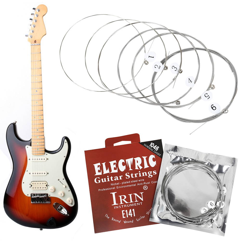 Musical Instrument Set - Metal Elektro Gitar Telleri Seti Nikel