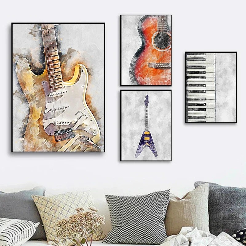 Picture Of Musical Instrument - 1 adet çerçevesiz müzik enstrümanı saksafon