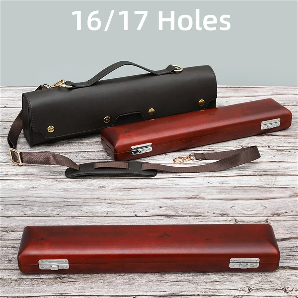 Musical Instrument Flute - Taşınabilir saklama kutusu 16 17 delik