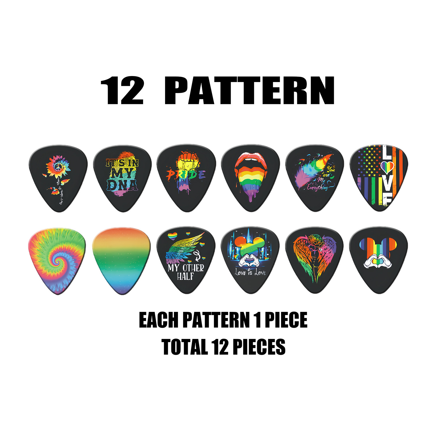 12 Parça Gitar Penası 0.46mm 0 - Acoustic Guitar Dreadnought incelemesi ve fiyatı