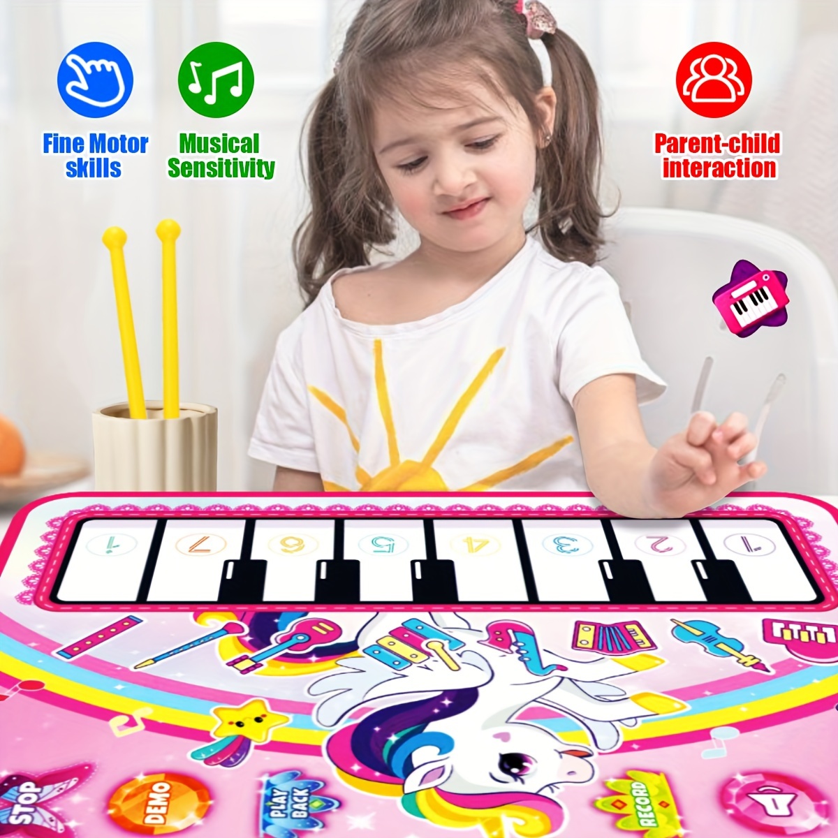 3'ü 1 Arada Müzik Duyusal Oyun - Musical Instrument No Touch incelemesi ve fiyatı