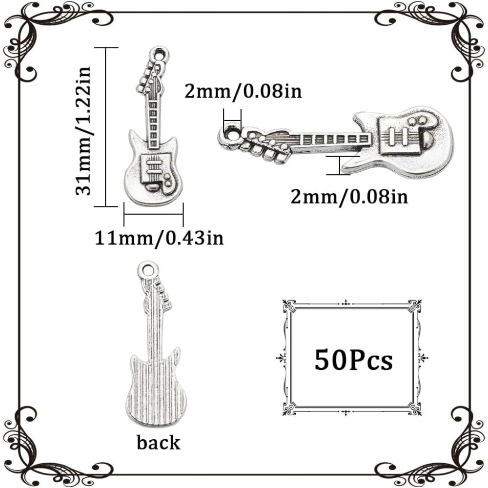 1 kutu 50 adet Vintage gitar t - Musical Instrument Box incelemesi ve fiyatı