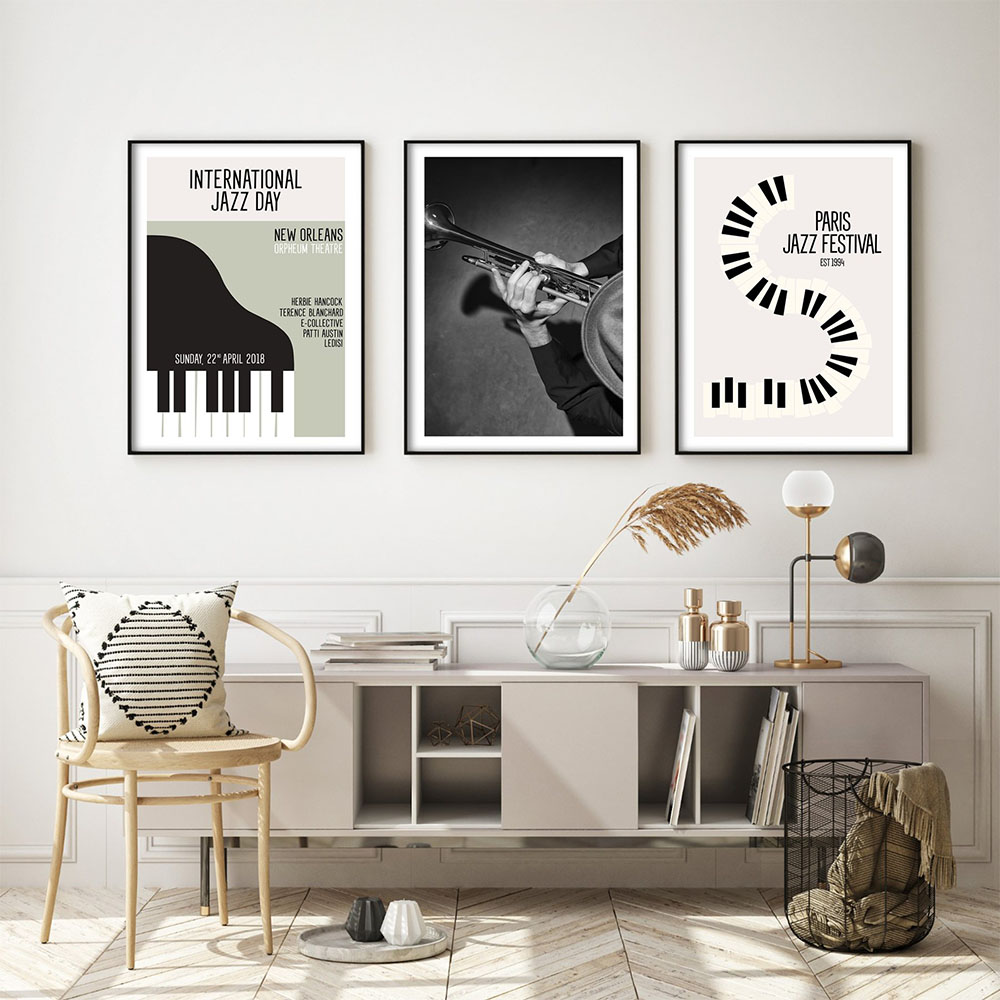 Vintage Galeri Tuval Boyama Po - Picture Of Musical Instrument incelemesi ve fiyatı