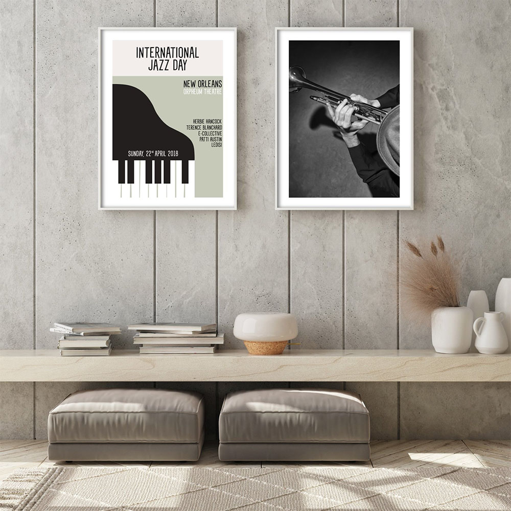 Vintage Galeri Tuval Boyama Po - Picture Of Musical Instrument incelemesi ve fiyatı
