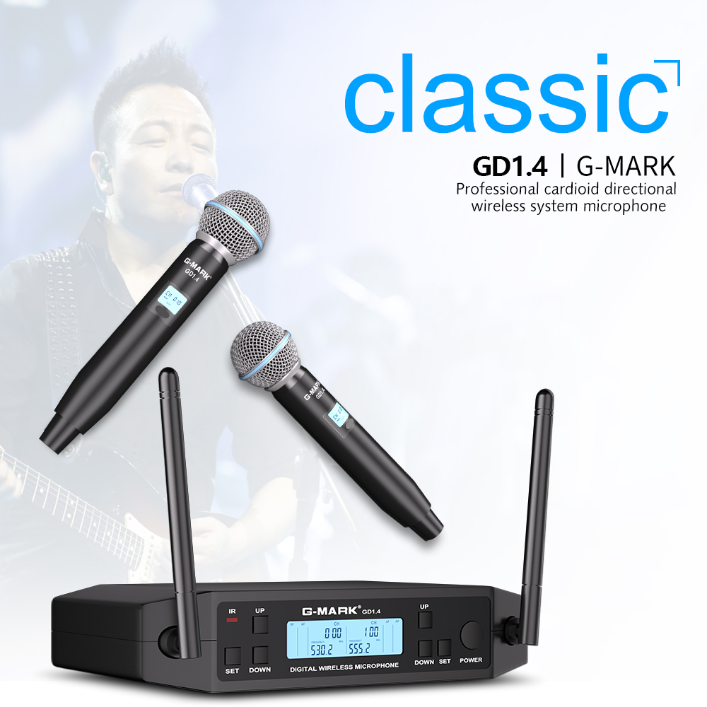 G-MARK GLXD4 Profesyonel UHF K - Shure Mic Sm7B incelemesi ve fiyatı