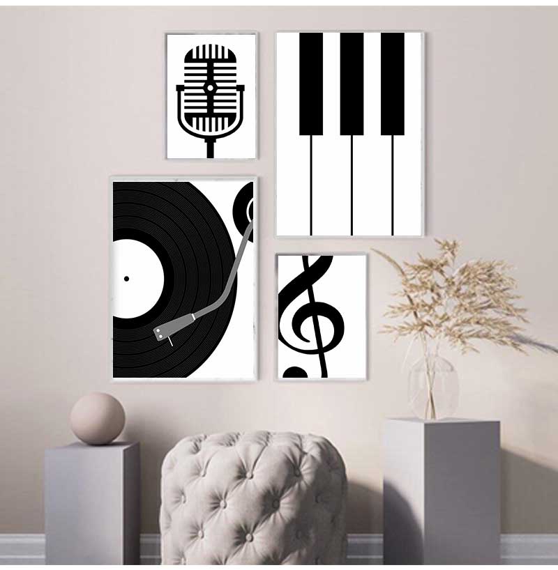 Minimalist Enstrüman Posterler - Picture Of Musical Instrument incelemesi ve fiyatı