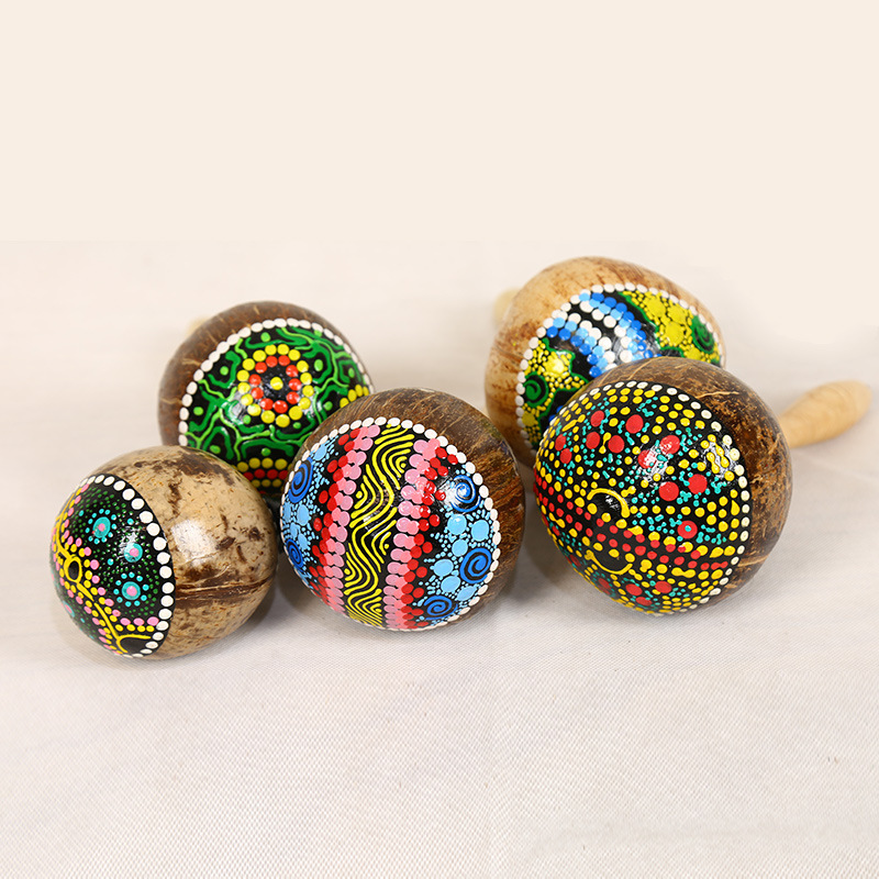 Boyalı Hindistan Cevizi Kabuğu - Musical Instrument Maraca incelemesi ve fiyatı