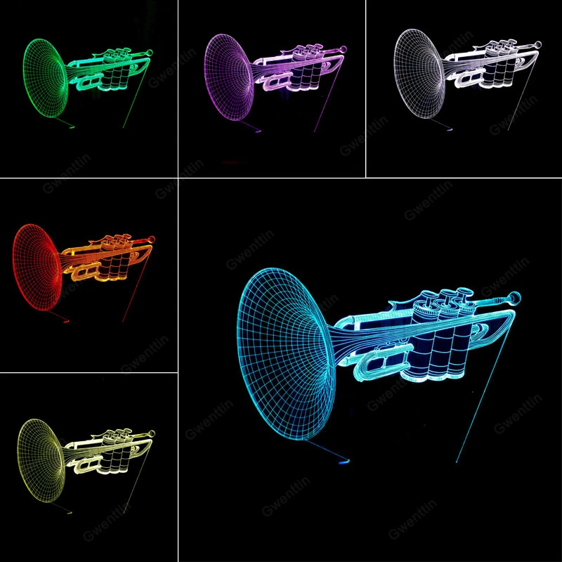 3D Illusion Led gece ışığı USB - Musical Instrument No Touch incelemesi ve fiyatı