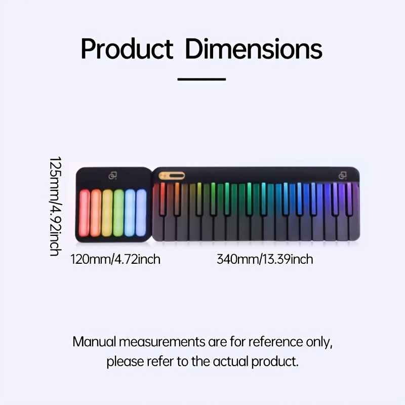 Şık LED Işıklı PopuPiano Akıll - Musical Instrument Qin incelemesi ve fiyatı